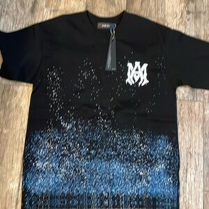 Amiri splatter paint small men’s shirt. New with tags, never worn